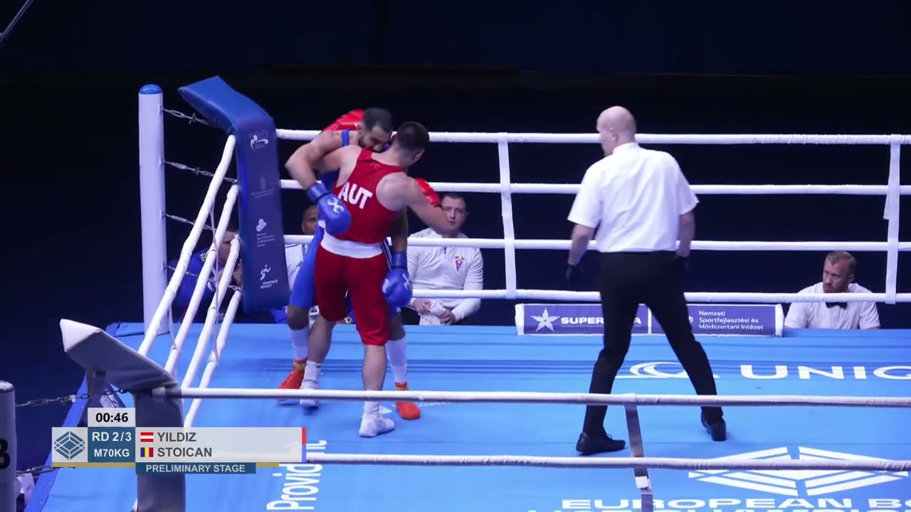 Daniel Stoican Raj (ROU) vs. Emin Yildiz (AUT) European U23 Championships 2025 (70kg)