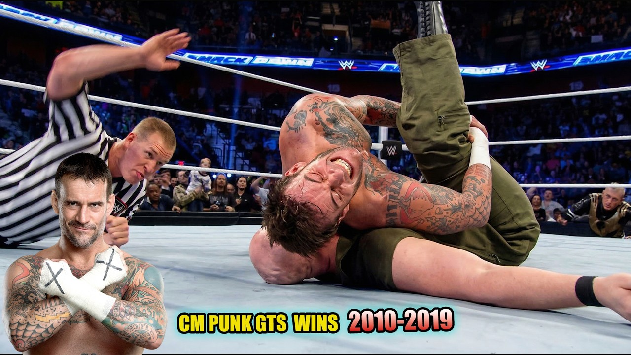 WWE CM Punk GTS Wins | 2007–2014 | Match Winning Finishers | Full HD Compilation