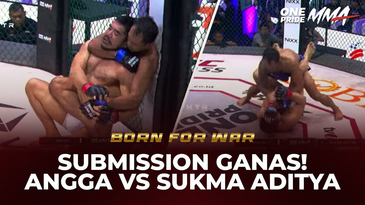 BIKIN TEGANG‼️Laga Brutal Angga vs Sukma Aditya Prawira | One Pride MMA