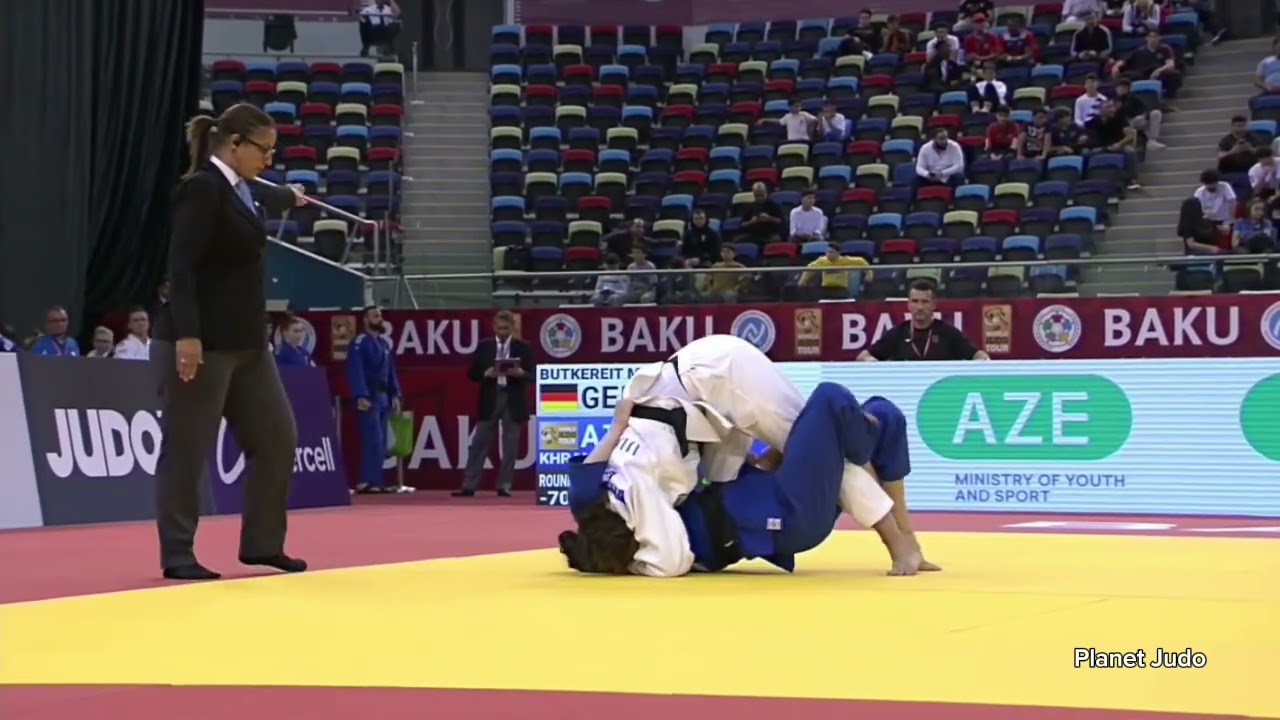 Miriam BUTKEREIT 🇩🇪 🆚️ Дарья ХРАМОЙКИНА 🇷🇺 | 2 раунд/-70кг | Большой Шлем Баку 2023