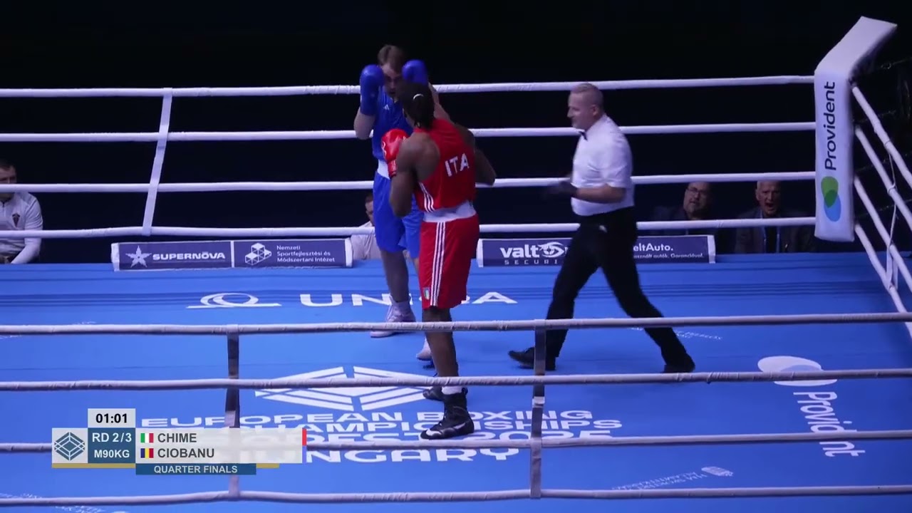 Dean Nwokedi Chime (ITA) vs. Razvan Ciobanu (ROU) European U23 Championships 2025 QF's (90kg)