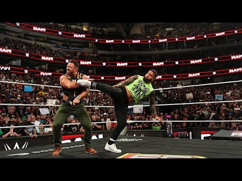 Jey Uso attacks CM Punk & LA Knight _wwe Raw 6 October 2025