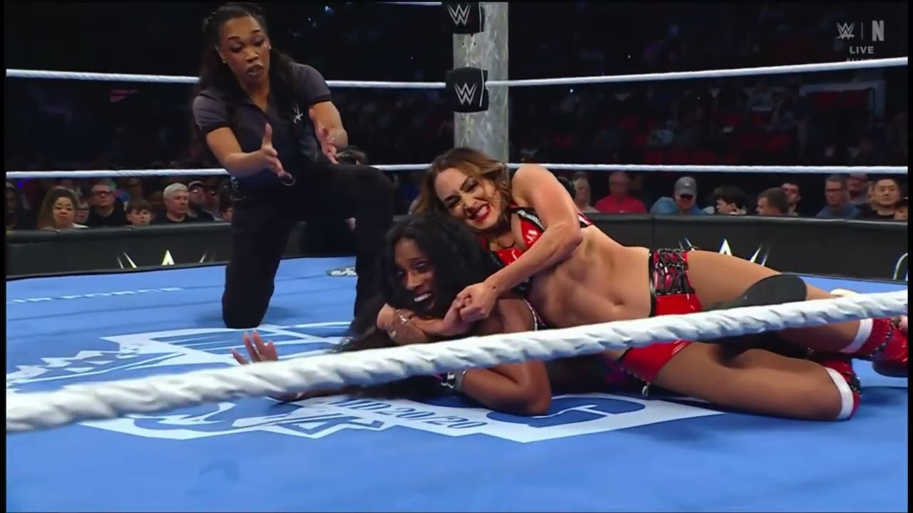 (2/2) Nia Jax & Lash Legend vs The Bella Twins: Smackdown March 20 2026