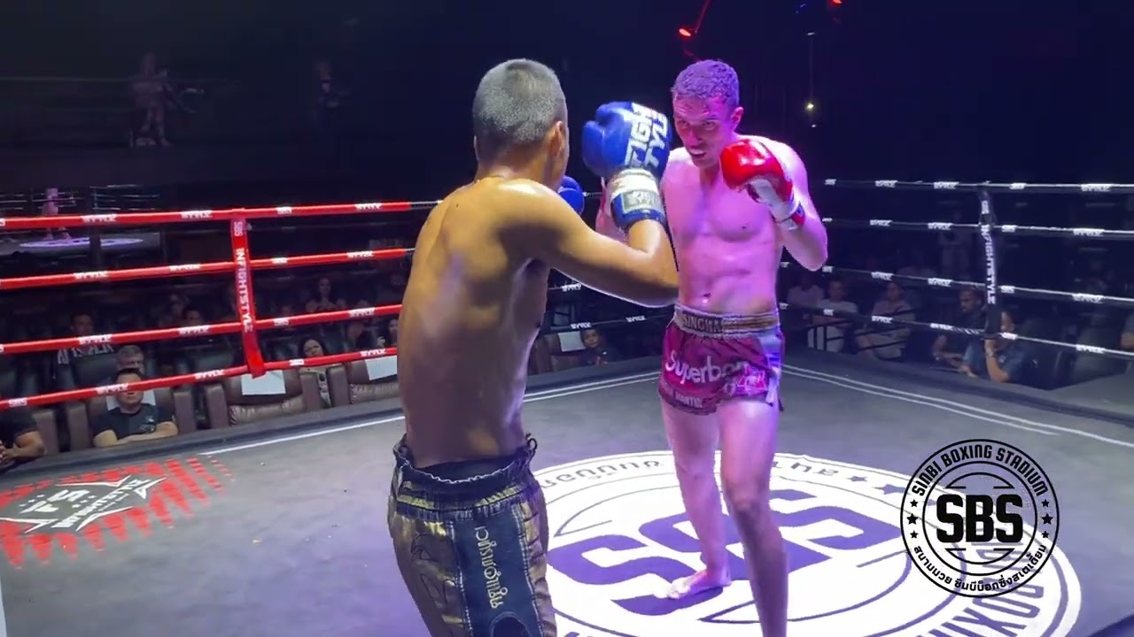 Raymond Sinbi Muay Thai 🇦🇺 (red) defeats to Mee Not S. Sakchay 🇹🇭 (blue) by KO in round 2