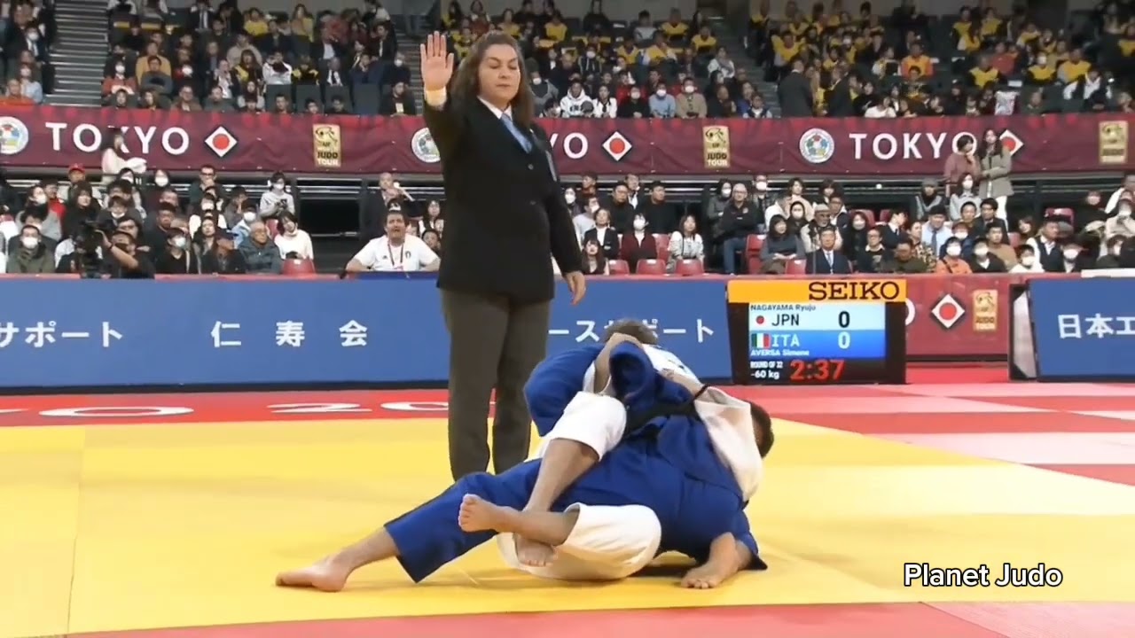 Ryuju NAGAYAMA 🇯🇵 🆚️ Simone AVERSA 🇮🇹 | 2 раунд/-60кг | Большой Шлем Токио 2023