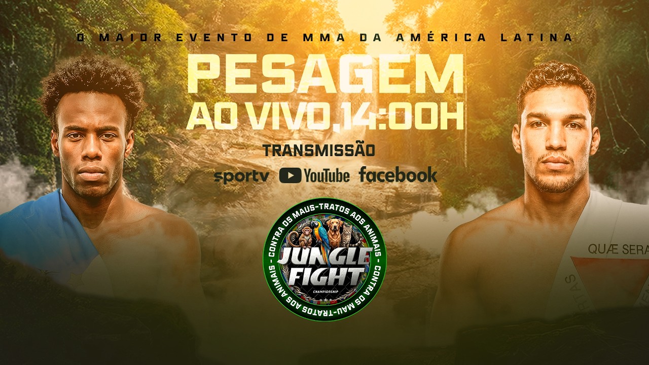 JUNGLE FIGHT 147 l MAGÉ RJ - PESAGEM AO VIVO