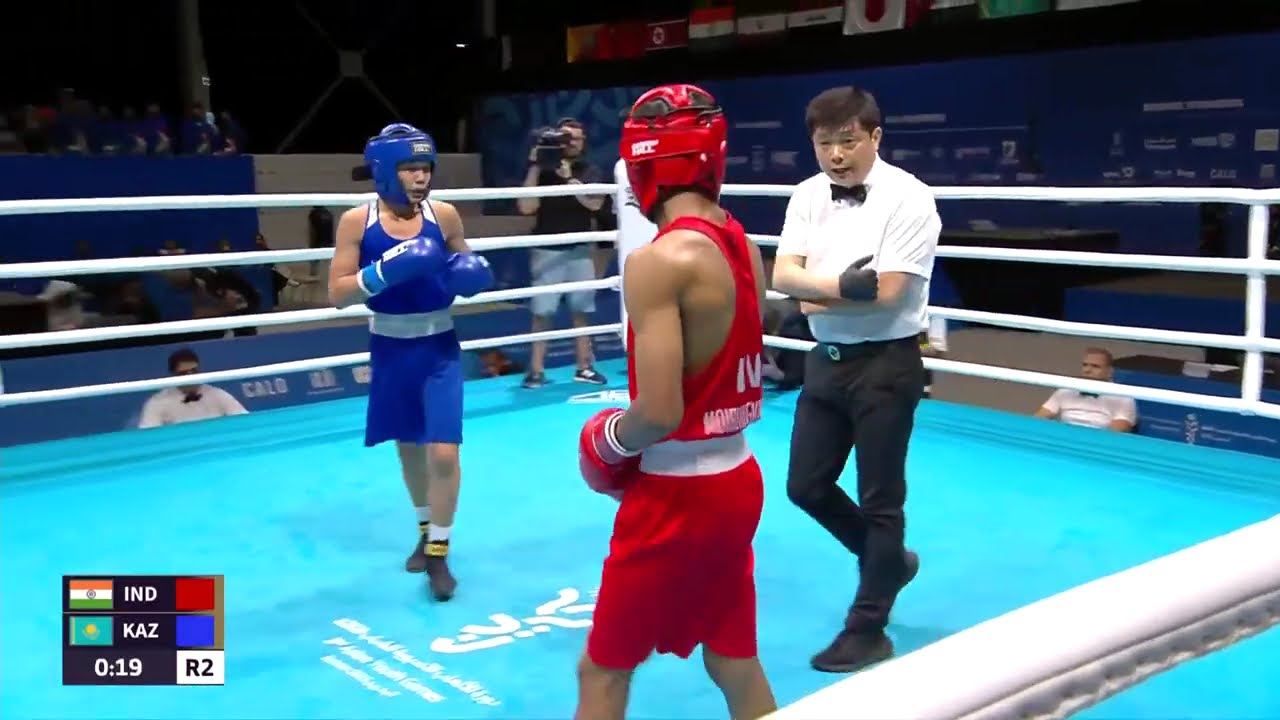 Zhumagali Nurmakhan (KAZ) vs. Lanchenba Moibungkhongbam (IND) Asian Youth Games 2025 Final (50kg)