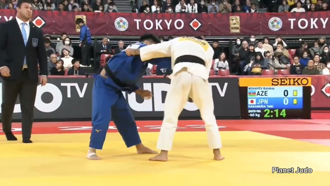 Balabay AGHAYEV 🇦🇿 🆚️ Taiki NAKAMURA 🇯🇵 | четвертьфинал -60кг | Большой Шлем Токио 2023