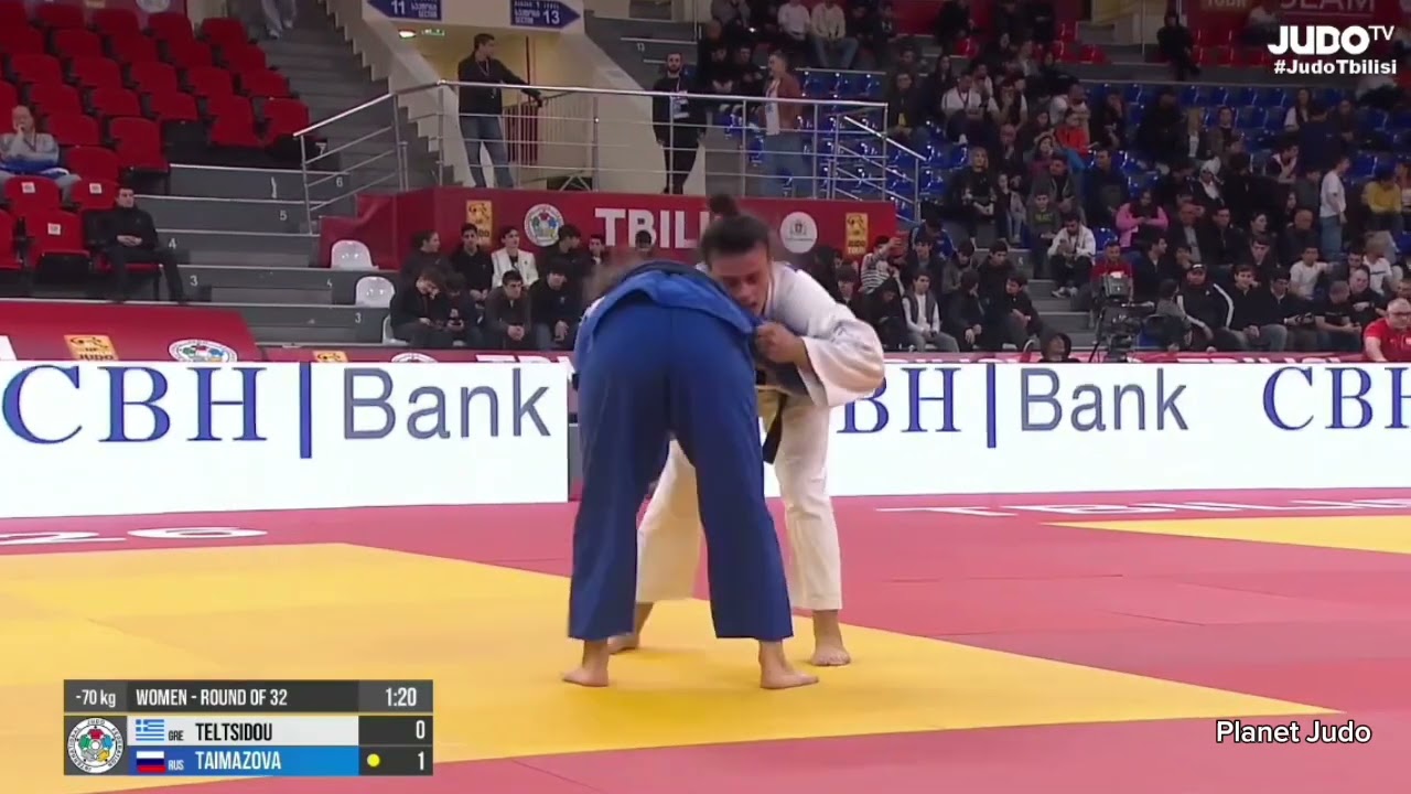 Elisavet TELTSIDOU 🇬🇷 🆚️ Madina TAIMAZOVA 🇷🇺 | 1/16финала /-70кг | Большой Шлем Тбилиси 2026