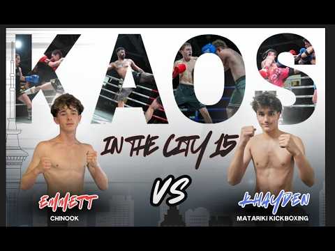 KAOS IN THE CITY 15 BOXING EVENT: KHAYDEN WALKER vs EMMETT BRINSDON