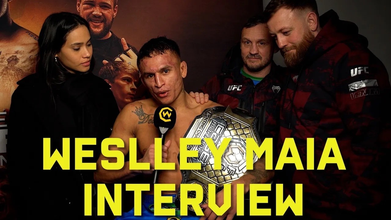 "I Promised My Daughter I'd Bring This Home " Weslley Maia Post-Fight Interview