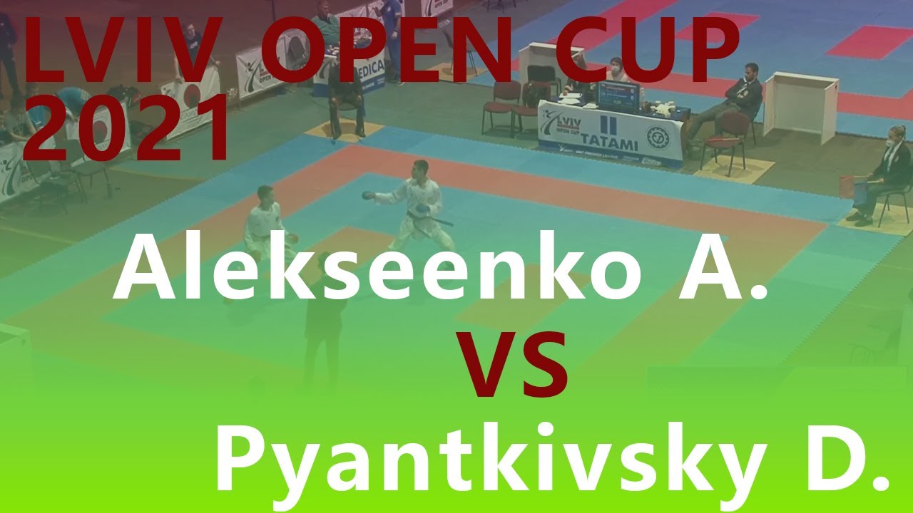 UKF Premier League. LVIV OPEN CUP 2021. Alekseenko A. - Pyantkivsky D. Cadet male kumite -63 kg