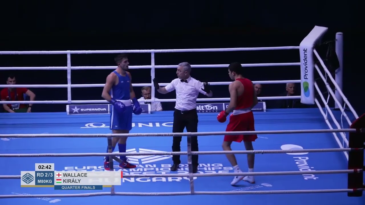 Bobby Wallace (ENG) vs. Balázs Király (HUN) European U23 Championships 2025 QF's (80kg)
