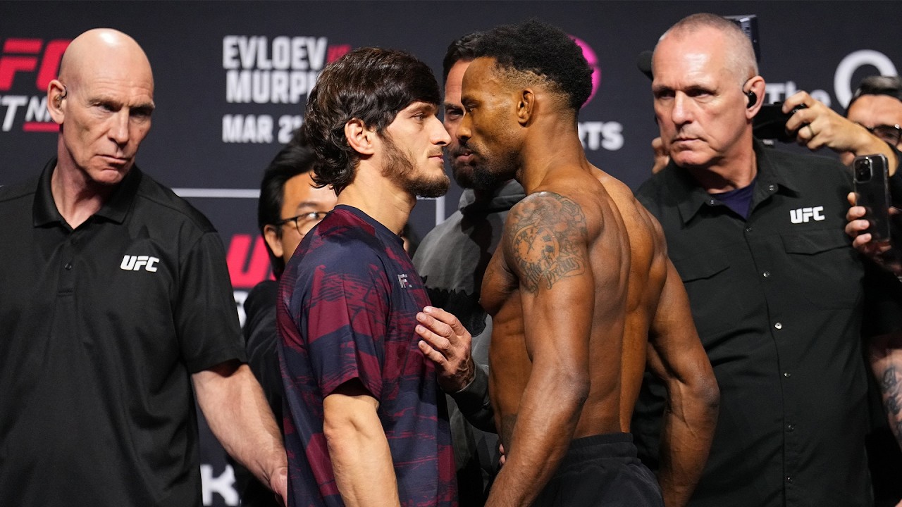 Encaradas da Pesagem | UFC Londres: Evloev x Murphy
