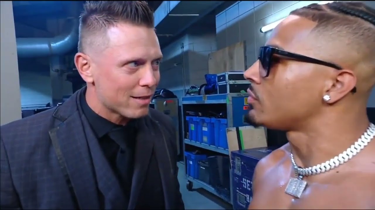 The Miz & Carmelo Hayes backstage segment _wwe Smackdown 3 October 2025