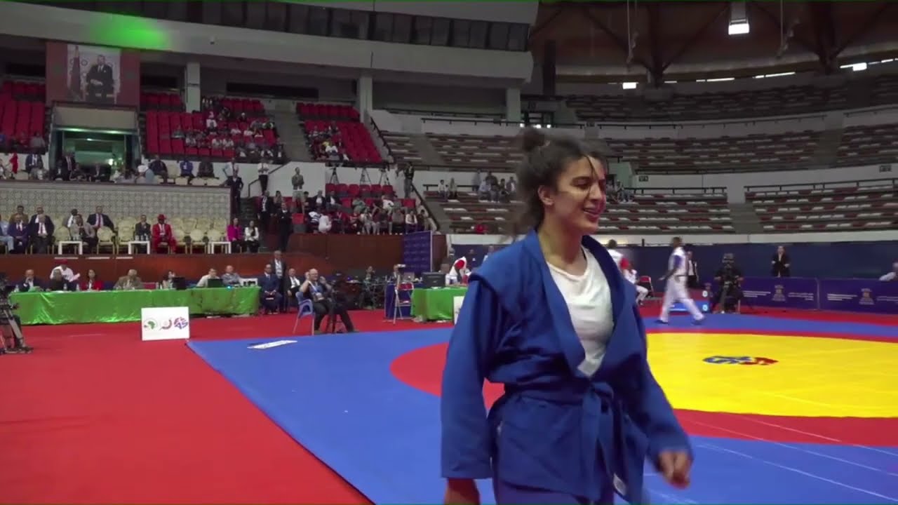 NINDJEU Phalone Viviane (CMR) vs KHAIRI Oulaya (MAR). African SAMBO Championships 2023