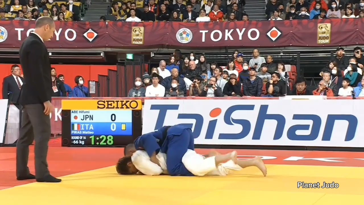 Hifumi ABE 🇯🇵 🆚️ Matteo PIRAS 🇮🇹 | 3 раунд/-66кг | Большой Шлем Токио 2023