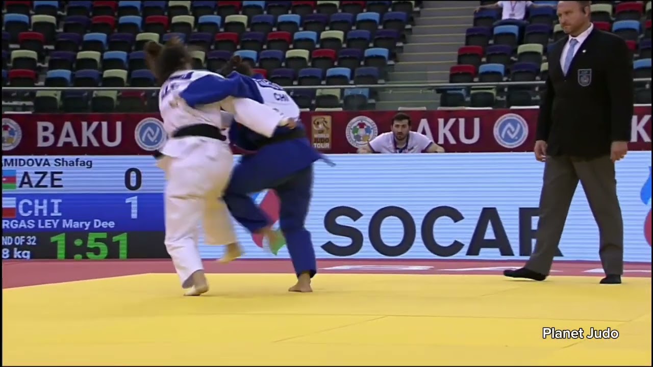 Shafag HAMIDOVA 🇦🇿 🆚️ Mary DeeVARGASLEY 🇨🇱 | 1 раунд/-48кг | Большой Шлем Баку 2023