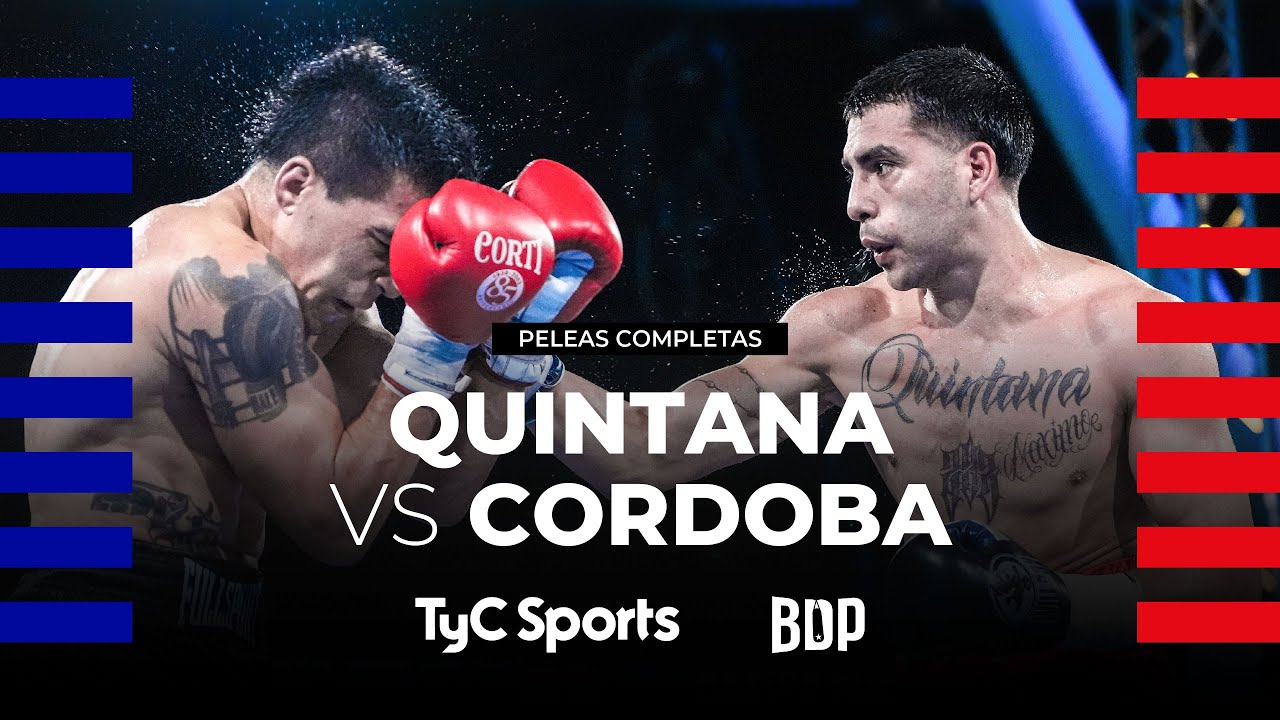 Agustín Quintana vs. Wálter Cordoba - Boxeo de Primera - TyC Sports
