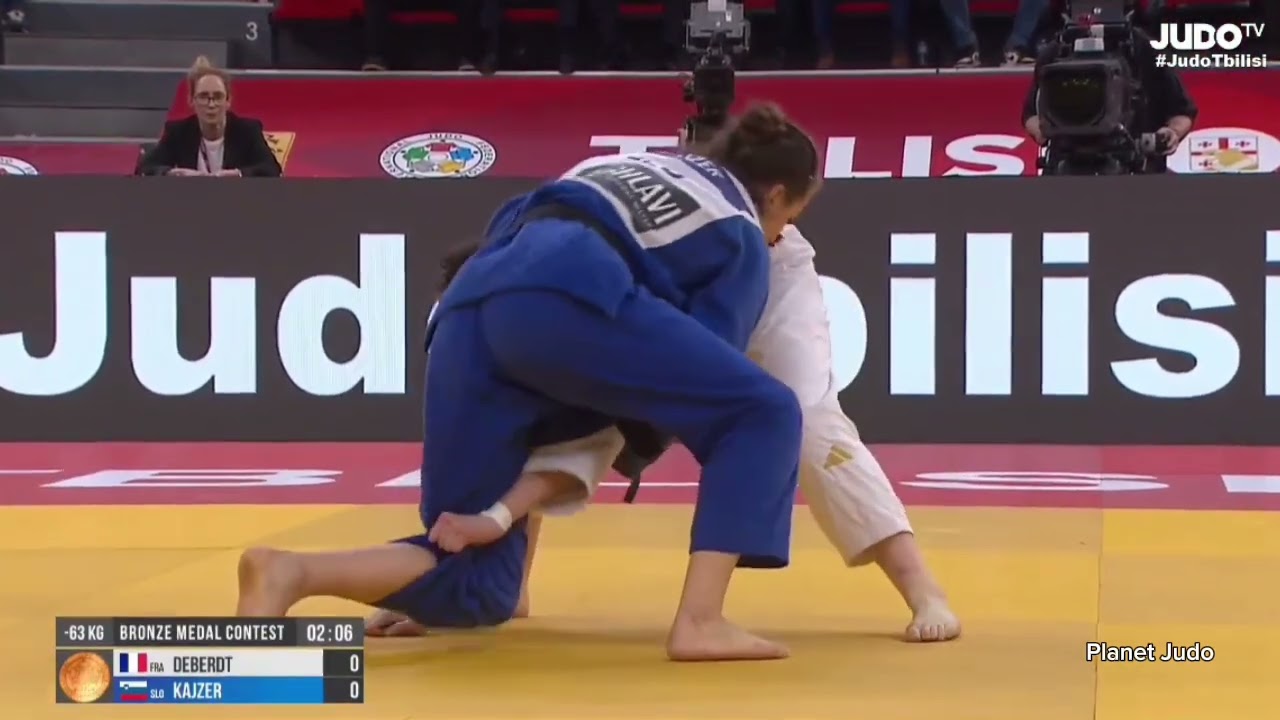 Gaetane DEBERDT 🇫🇷 🆚️ Kaja KAJZER 🇸🇮 | схватка за бронзу/-63кг | Большой Шлем Тбилиси 2026