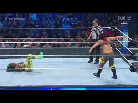 Naomi and Sasha Banks Vs Natalya and Shayana Bazler (Championship Match), WWE SmackDown, May 13 2022