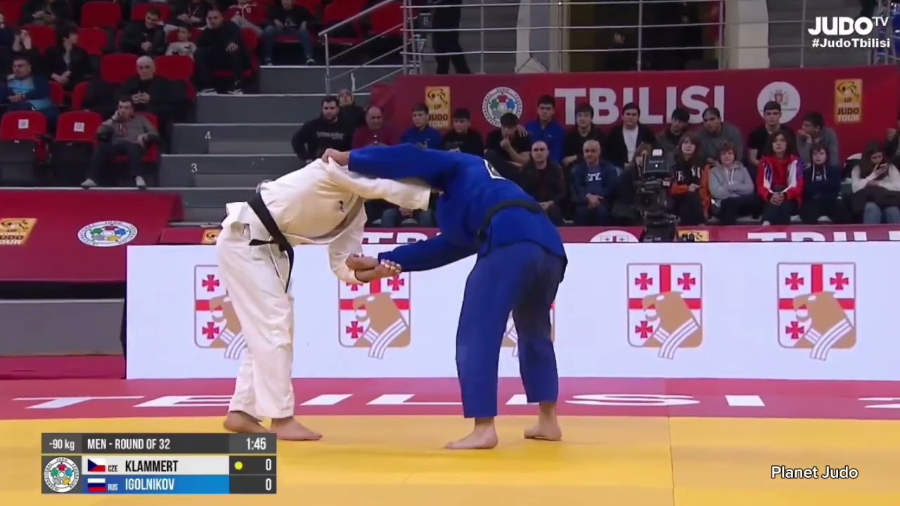 David KLAMMERT 🇨🇿 🆚️ Mikhail IGOLNIKOV 🇷🇺 | 1/16финала/-90кг | Большой Шлем Тбилиси 2026
