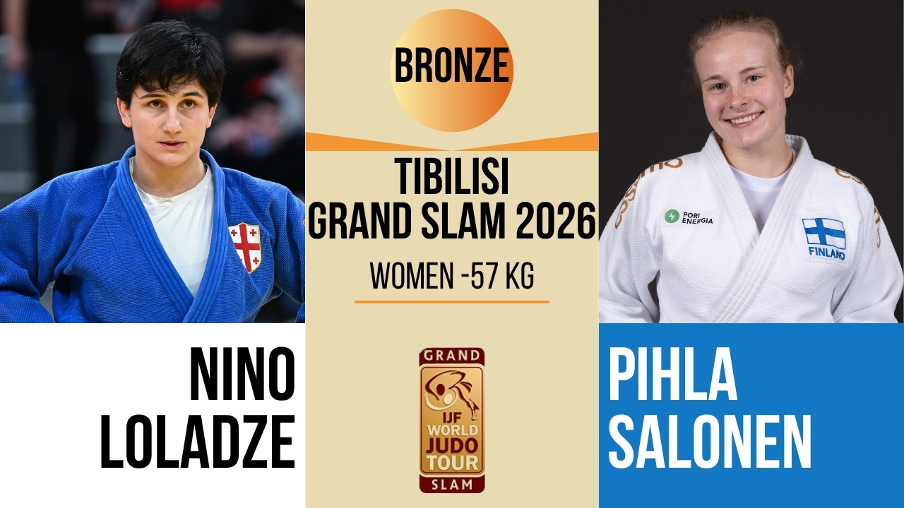 Nino LOLADZE VS Pihla SALONEN | Tbilisi Grand Slam 2026 | BRONZE -57 kg