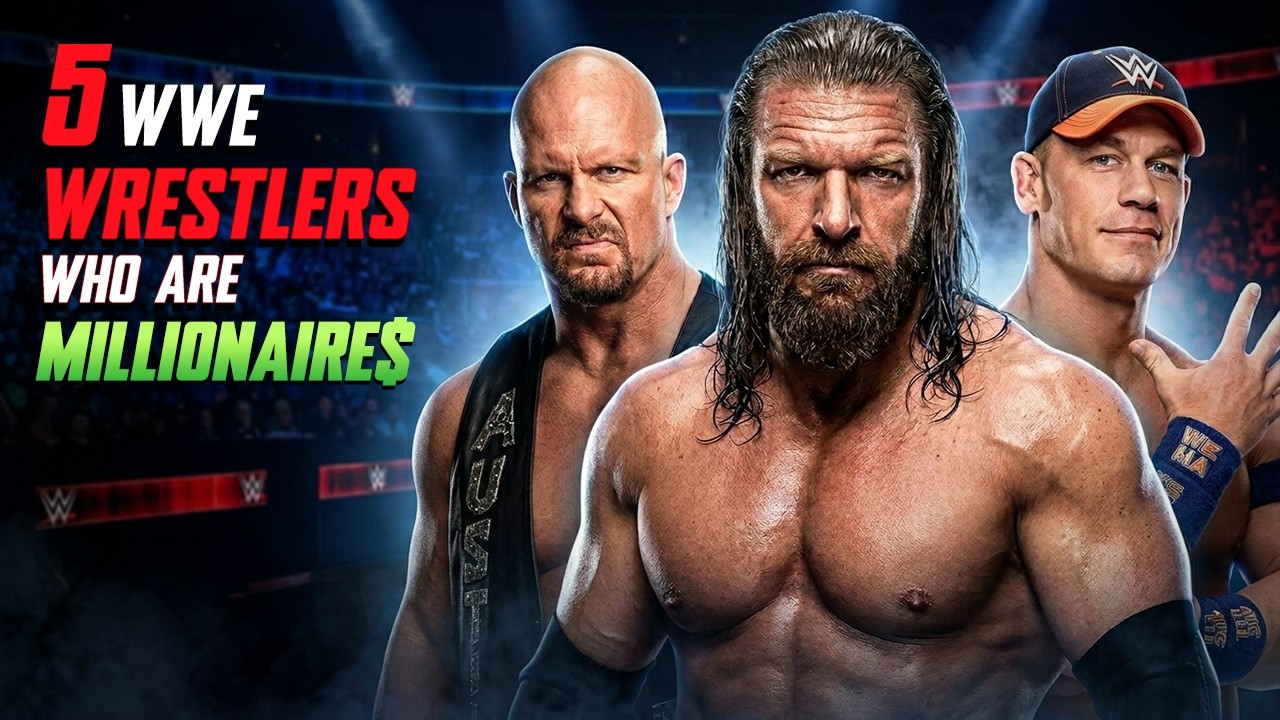 5 WWE Wrestlers Who Are Millionaires!