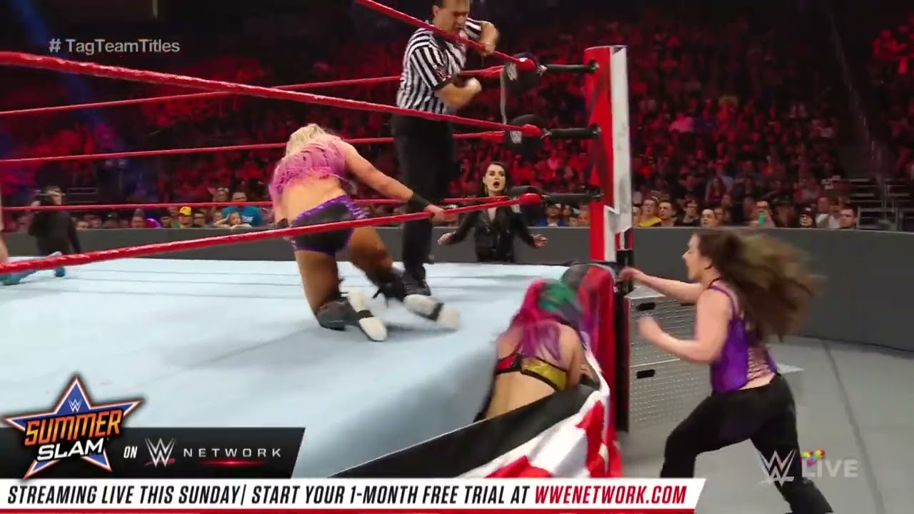 WWE Women’s Tag Team Championships Fatal 4-Way Elimination Match: Raw, August 05, 2019