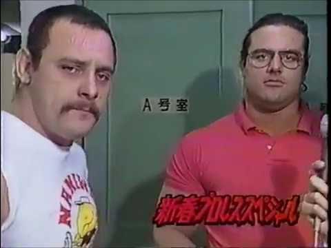 AJPW - Davey Boy Smith & Dynamite Kid vs Tiger Mask II & Shinichi Nakano