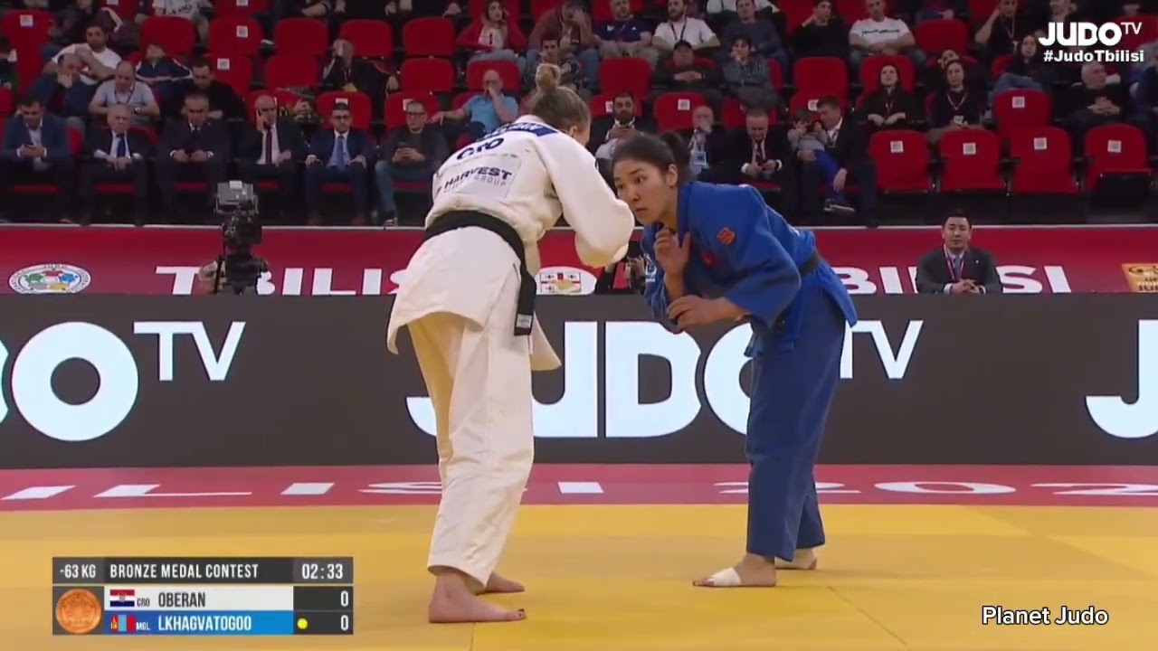 Iva OBERAN 🇭🇷 🆚️ Enkhriilen LKHAGVATOGOO 🇲🇳 | схватка за бронзу/-63кг | Большой Шлем Тбилиси 2026
