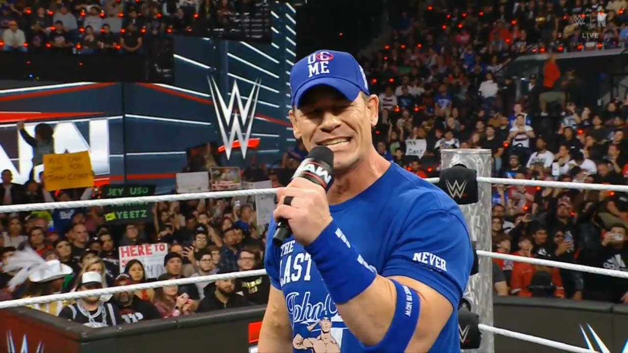 WWE RAW JOHN CENA ENTRANCE 01/06/25