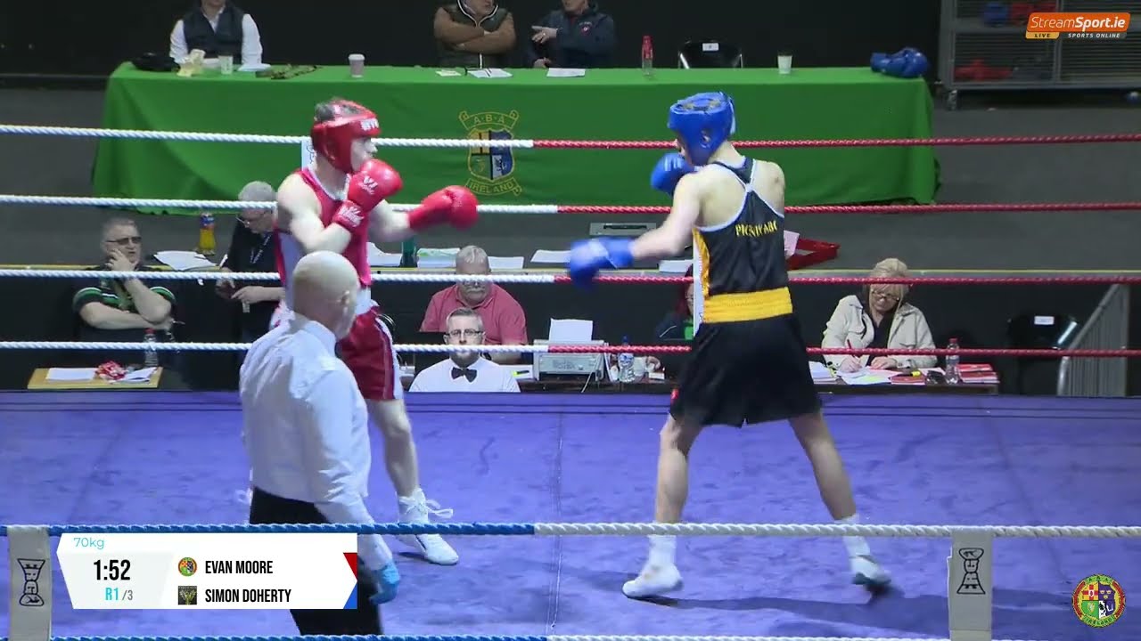 2024 National Junior 1 Championship: 70kg Evan Moore (St Conleths) v Simon Doherty (Phoenix)