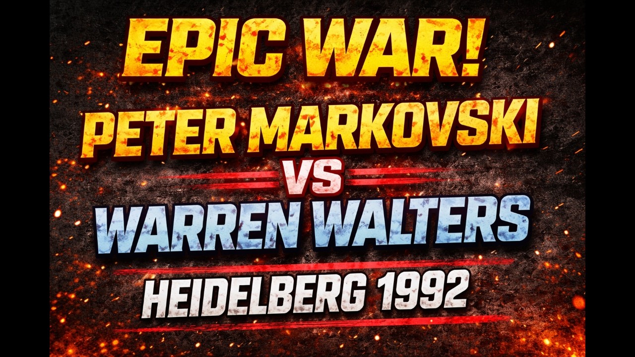 Peter Markovski Vs Warren Walters