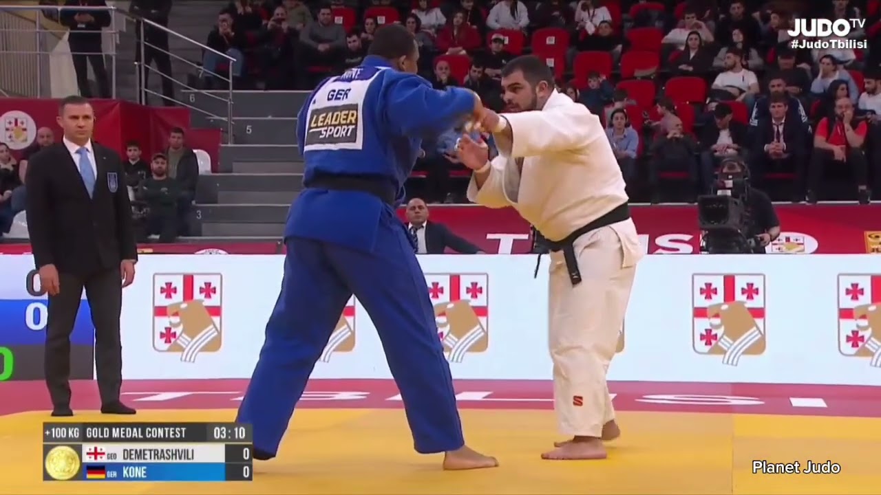 Irakli DEMETRASHVILI 🇬🇪  🆚️ Losseni KONE 🇩🇪 | финал/+100кг | Большой Шлем Тбилиси 2026