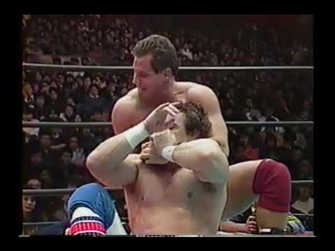 AJPW - The British Bulldogs vs Joe and Dean Malenko 01 28 89 (Full Match)