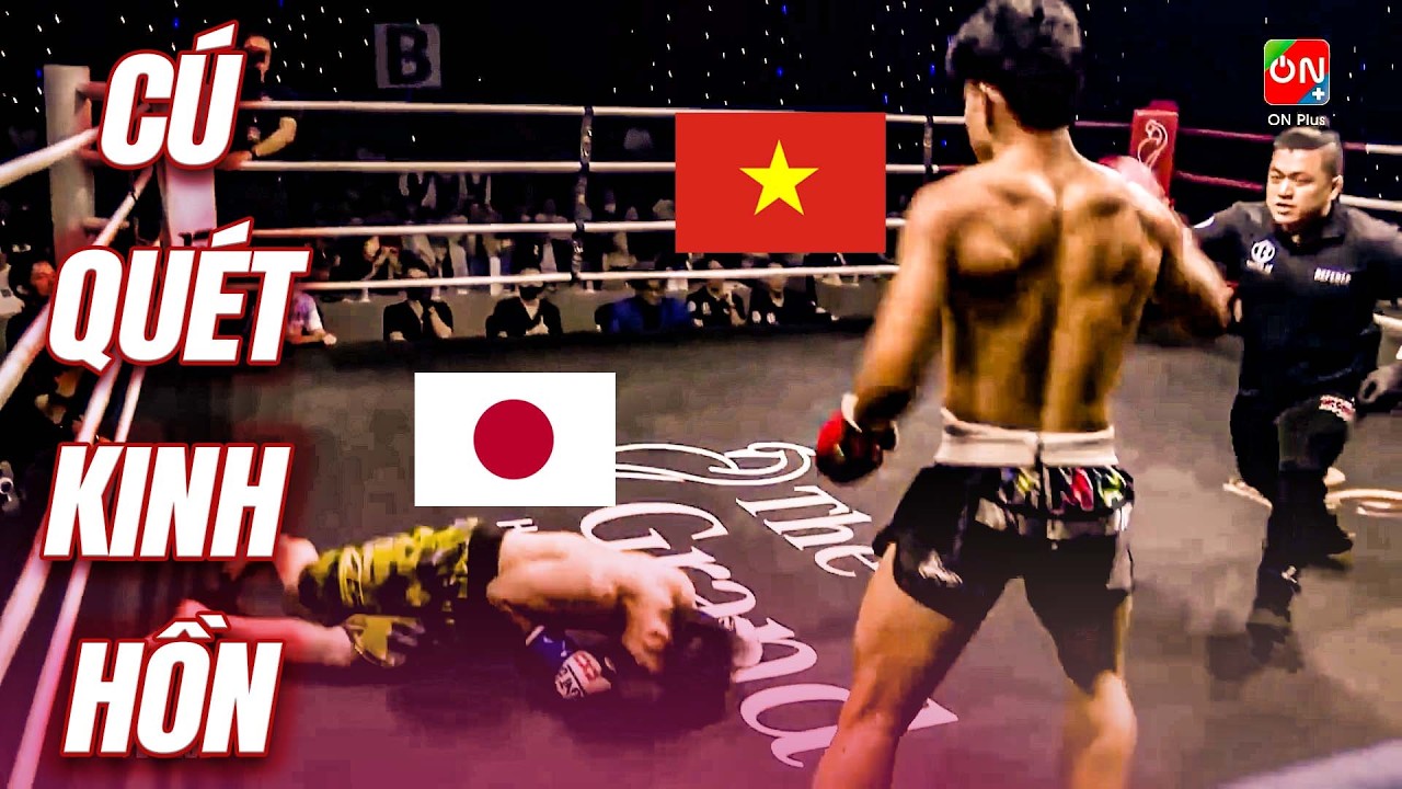 Thượng đài khi mới 17 tuổi, Võ sỹ Việt TUNG ĐÒN  QUÉT KINH HỒN khiến võ sỹ Nhật Bản và Aus GỤC NGÃ