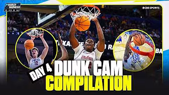 2026 March Madness Day 4 Dunk Cam Compilation 🤯🍿