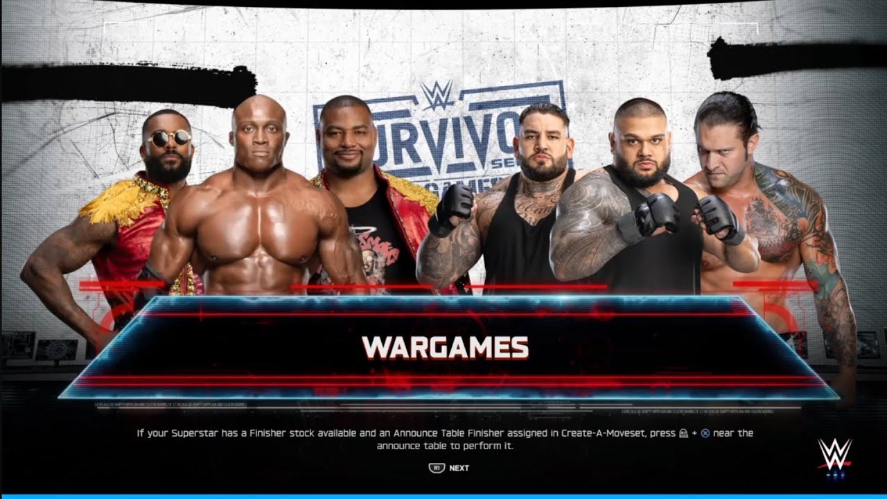 The Pride vs The New Testament. Wargames WWE 2K25