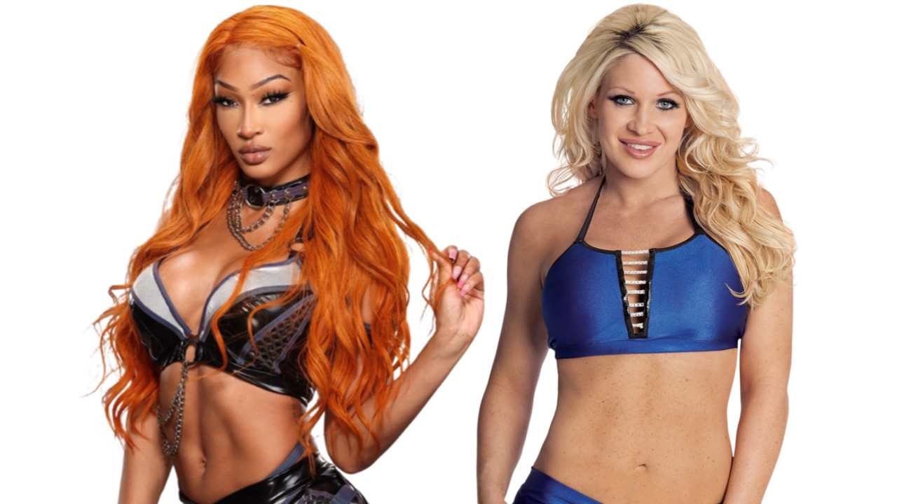 Jakara Jackson vs Jillian Hall- Cartwheel Elbow