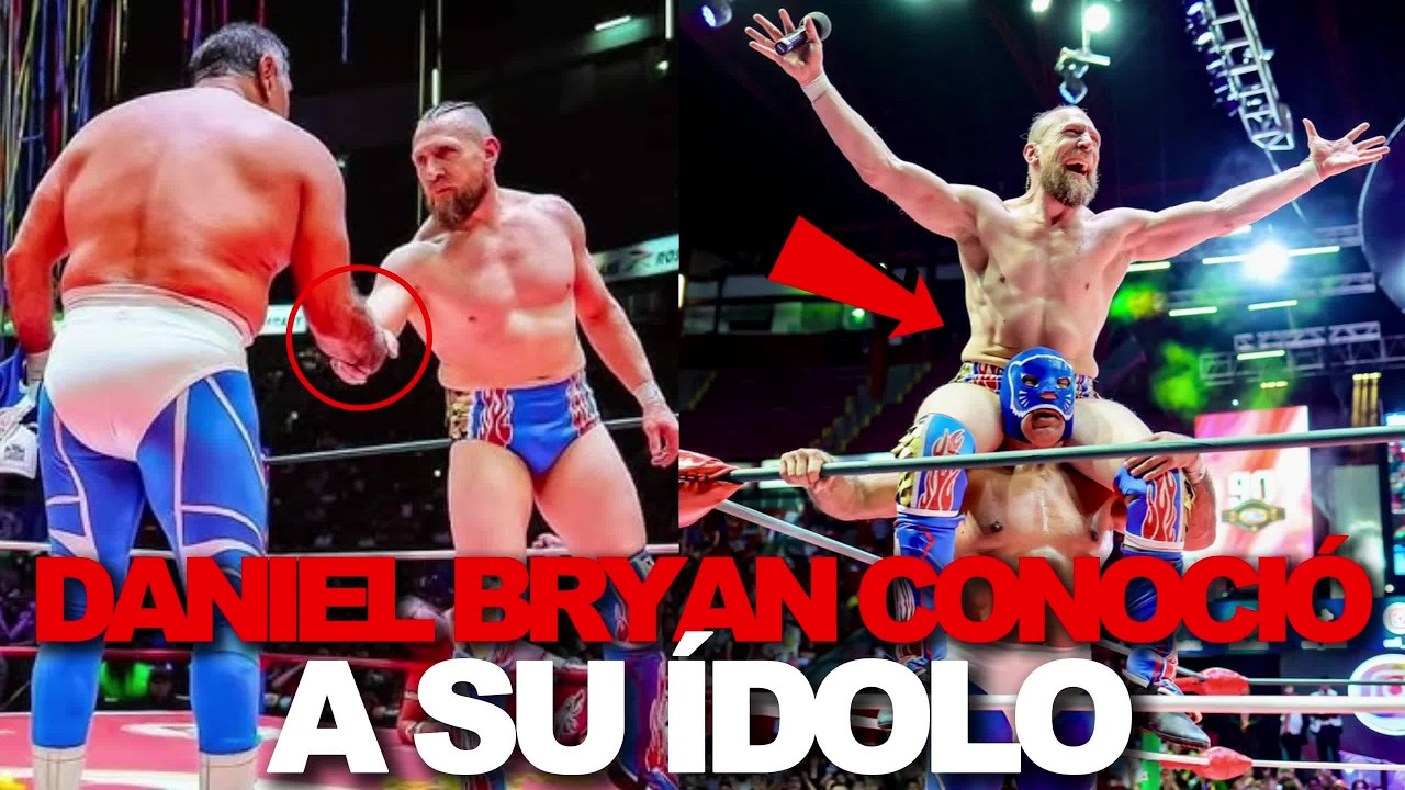 El día que Daniel Bryan se enfrentó a Blue Panther en el CMLL