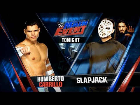 HUMBERTO CARILLO + SLAPJACK WITH MUSTAFA ALI ENTRANCE WWE MAIN EVENT