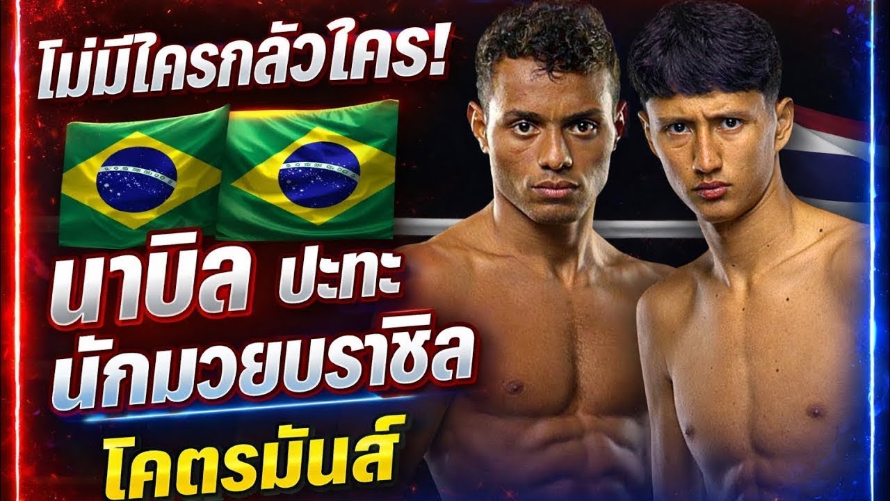 ไม่มีใครกลัวใคร! นาบิลปะทะนักมวยบราซิล โคตรมันส์ ฟิลิปเป โลโบ VS นาบิล อานาน