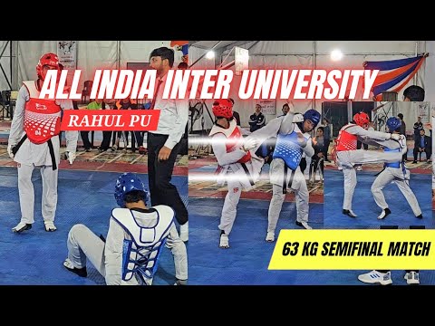 All India Taekwondo Semifinal 63KG | Rahul PU Fight š„ #taekwondo #63kg