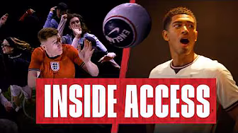 Kane, Bellingham, Saka react to the England men's 2026 kit š Behind the scenes shoot | Inside Access