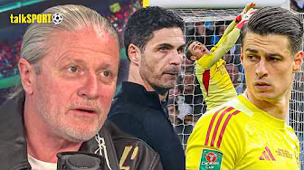 Emmanuel Petit SLAMS Mikel Arteta For BENCHING David Raya in Carabao Cup Final After Kepa HOWLER!