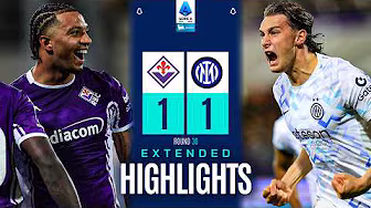 FIORENTINA-INTER 1-1 | EXTENDED HIGHLIGHTS | SERIE A 2025/26