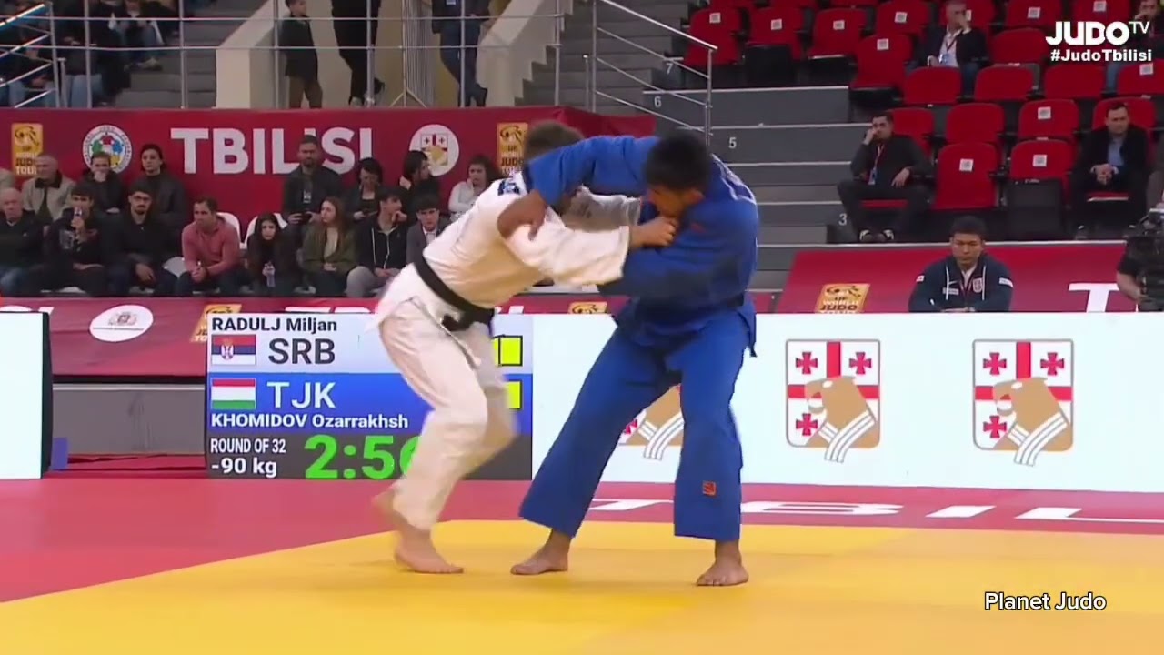Miljan RADULJ 🇷🇸 🆚️ Ozarrakhsh KHOMIDOV 🇹🇯 | 1/16финала/-90кг | Большой Шлем Тбилиси 2026