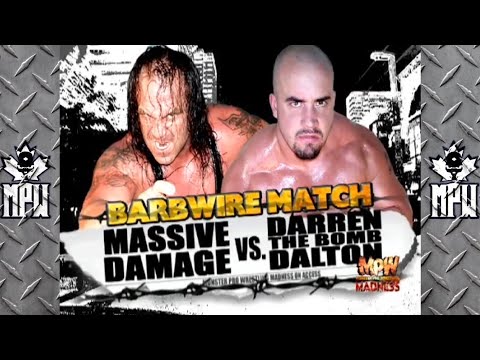 MPW VAULT - Episode 1: Massive Damage Vs. Darren “The Bomb” Dalton (Barbed Wire Match)