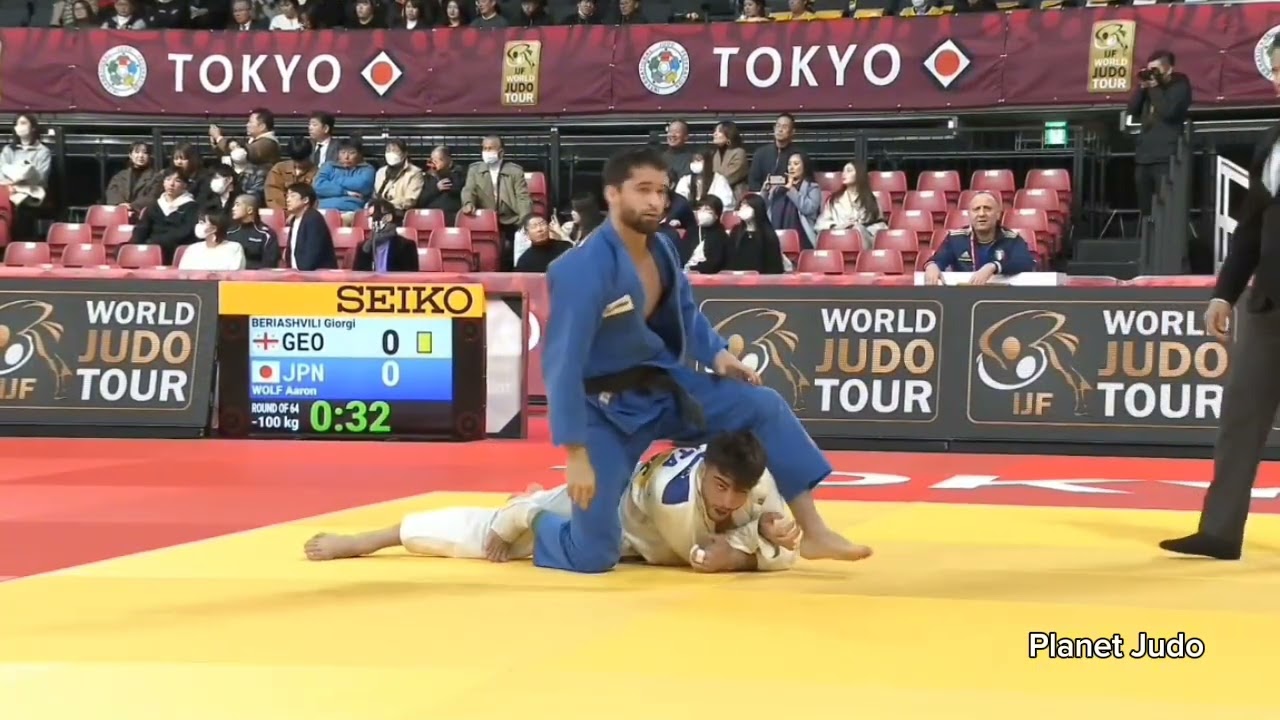 Fabio BASILE 🇮🇹 🆚️ Obid DZHEBOV 🇹🇯 | 1 раунд/-66кг | Большой Шлем Токио 2023